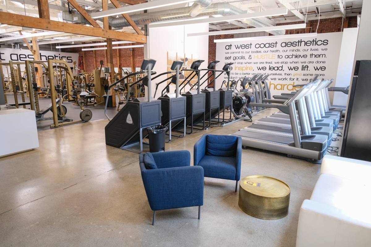 The WESTCA lounge and cardio area